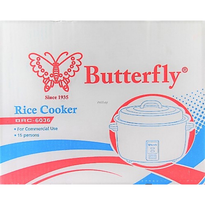 BUTTERFLY ELECTRIC RICE COOKER 3.6LT
