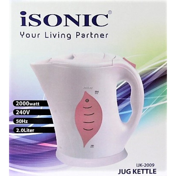 ISONIC ELECTRIC JUG KETTLE 2LT