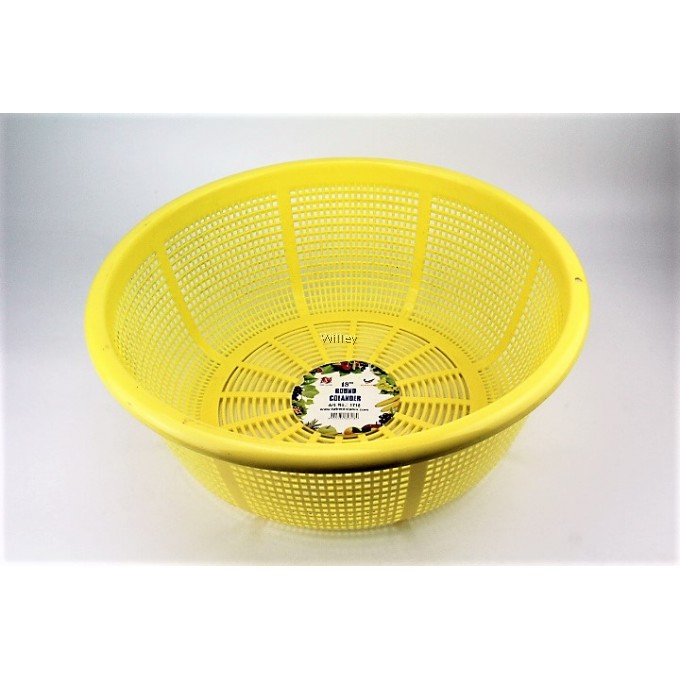 DEEP PLASTIC COLANDER 22"